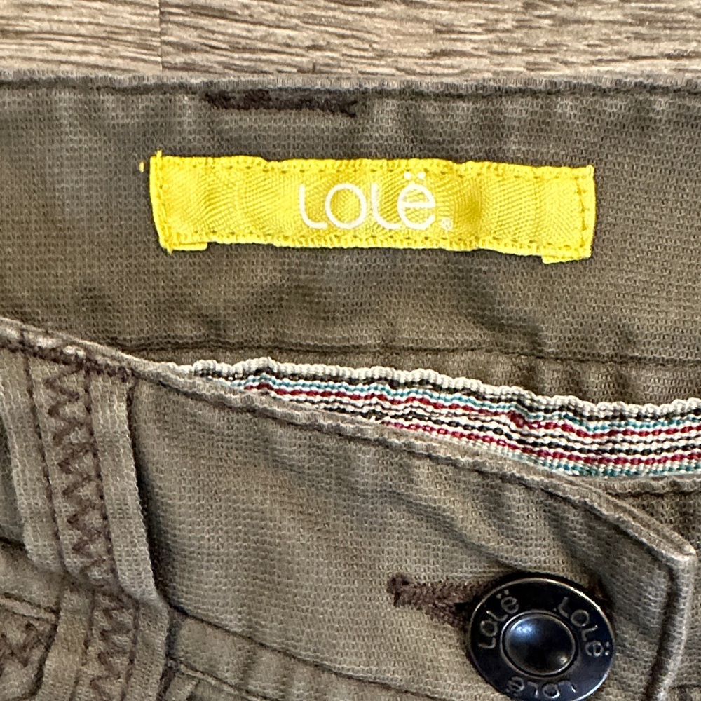Lole Khaki Straight Leg Pants Size 2 - Picture 2 of 11
